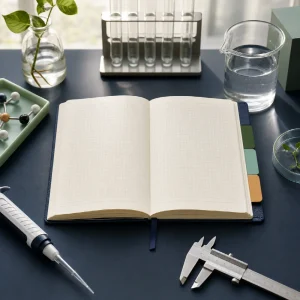 Research Lab Notebook Template product cover
